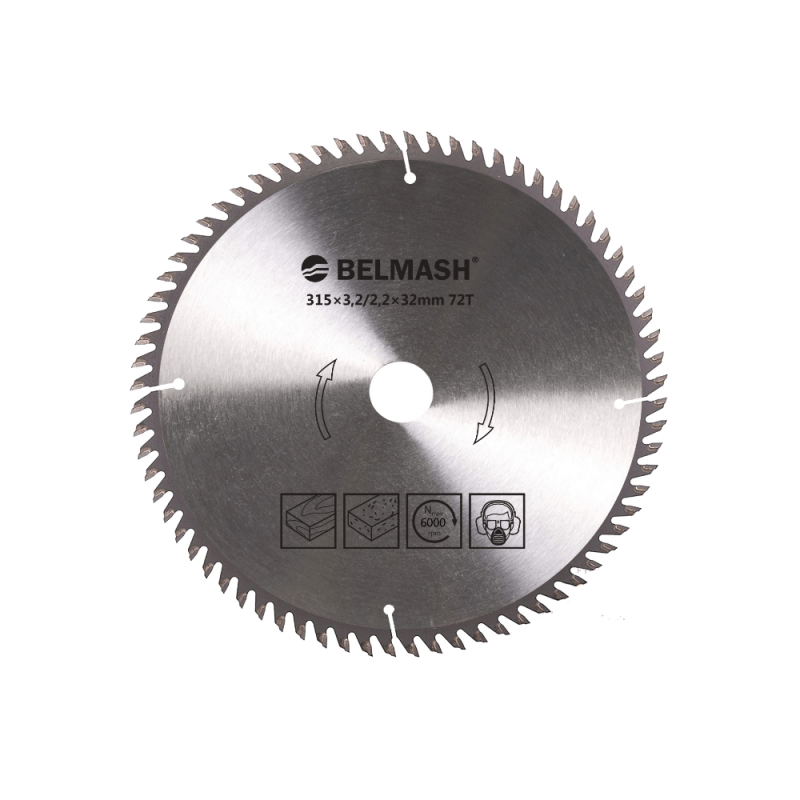 Пильный диск BELMASH 315×32×3.2/2.2 72Т